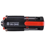 8-IN-1 Multi-function Screwdriver Set With 6 Led Flashlights, Assorted Bits. Fixed Price $15.24.