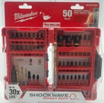 Milwaukee Shockwave 50 Pc. Impact Drill & Drive Set Different Version 48-32-4024. Fixed Price $44.99.
