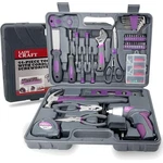 Practical And Stylish 44PC Pink Home Repair Tool Set With Cordless Screwdriver. Fixed Price $70.96.