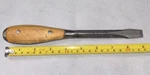 Vtg Irwin Us Of Square Shank "perfect Handle" 9.25 Flathead Screwdriver. Fixed Price $33.75.
