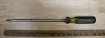 Vntg Stanley Plus 1006-10IN Plastic Handle SCREWDRIVER,15",W/3/8" Tip,vgc. Fixed Price $16.99.