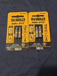 Bogo Dewalt Maxfit #2 Philips Head Impact Driver Bits, 2-PACK 4. Fixed Price $5.00.