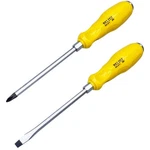 Yalin 2-PIECE Professional Screwdriver Set, 1 Phillips And Large, Yellow. Fixed Price $24.99.