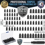120X Car Vacuum Tire Repair Rubber Nails+ Screwdriver Tool Set W/box. Fixed Price $12.73.