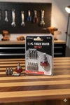 Magnetic Precision Finger Driver 11 Piece Set, 1/4" Hex Bits. Fixed Price $9.00.