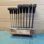 Vintage Vaco Hex Head T-handle 6 Inch Keys With Stand. Fixed Price $45.00.