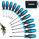 Neiko 01377A Magnetic Torx Screwdriver Set 12 Piece T5 Blue And Black. Fixed Price $31.70.