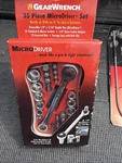 Rare Gearwrench Tools Cool Nos 35PC Microdriver Set 30035 Screwdriver Sockets. Fixed Price $99.00.