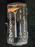 Tool Bench Hardware Socket Set Spin Disc Adapter 41PCS New Sealed. Fixed Price $17.99.