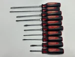 Craftsman Tools Usa Professional 10PC Flat Slotted Phillips Screwdriver Set. Fixed Price $219.99.