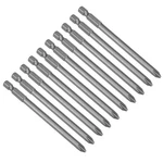 Uxcell 10PCS 100MM 1/4" Hex Shank 6MM PH2 Magnetic Phillips Head Screwdriver .... Fixed Price $18.07.