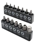 Rotation 14-PIECE Tamper Resistant Star Bits, Chrome Vanadium One Size, 14PC. Fixed Price $13.99.