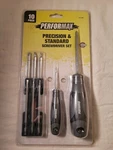 New Performax Precicion Standard Screwdriver Set (gray Blk Handles). Fixed Price $5.50.