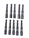 Enkay Products 10 Pieces 1/4" X 2-9/16" Impact Nut Driver Black. Fixed Price $33.98.