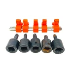 5 Pcs Great Neck T40, T47 Star Torx Bit Set With Rail, Made In Usa. Fixed Price $16.97.