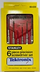 Stanley New 66-039 Pc Precision Screwdriver Set Phillips And Flathead. Fixed Price $7.99.