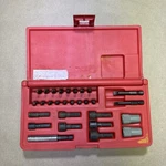 Vintage Craftsman Tools Usa - Power Screwdriver Nut Bit Set W/case 25654. Fixed Price $24.99.