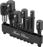 Bates- Impact Socket Adapter Set, 9 Pcs, 1/4" 3/8" 1/2", Magnetic Bit Holder,. Fixed Price $9.10.