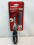 New Husky Ratcheting Screwdriver Set Piece 1000 021 816. Fixed Price $13.75.