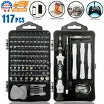 117PCS Tool Repair Kit Precision Screw Driver Set For Iphone Samsung Motorola Lg. Fixed Price $24.95.