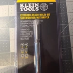 Klein Tools 32559 Extended Reach Multi Bit Screwdriver - Black. Fixed Price $14.95.