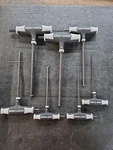 Craftsman Metric Through Handle Ball Round Hex Key Wrench Set 7PC 46384 Usa. Fixed Price $30.00.