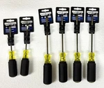 New Pc Vulcan Rubber Grip Slotted Screwdriver Set 3/16"X4" & 1/4"X6" Fr.sh.. Fixed Price $20.20.
