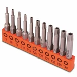 11 Pcs Tamper Resistant Star S2 Steel T7-T40 Security Torx Set & Holder. Fixed Price $8.79.