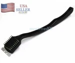 17" Bbq Grill Cleaning Stainless Steel Wire Bristle Brush Edge Scraper Cleaner. Fixed Price $12.97.
