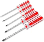 Triwing Screwdriver Set Magnetic Point Y Tip Sizes 1.5MM 2MM 3MM 4MM Red. Fixed Price $10.52.