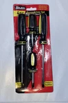 Tool Box 4PC Black/yellow Screwdriver Set With Magnetic Tips 60536. Fixed Price $11.95.