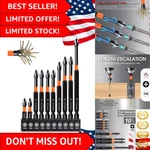 Durable 10-PACK Phillips Bits: 1-6 Inch S2 Steel, Ideal For Impact Drivers. Fixed Price $14.24.