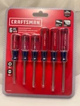 Craftsman Small Screwdiver Set, 6-PIECE Jewelers (CMHT65043). Fixed Price $28.99.
