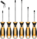 6-PIECE Magnetic Screwdrivers Set, 3 Phillips And Slotted Tips Professional Cu. Fixed Price $10.99.