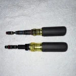 Klein Tools 2PC 7-IN-1 Magnetic Nut Driver & Sae Impact Socket Set With Handle. Fixed Price $49.99.