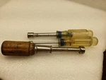Vintage Spintite 3416 Wood Handle 1/2" Craftsmen Nut Drivers Usa All Pt. Fixed Price $15.80.