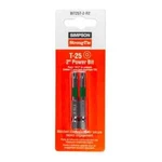 Simpson Strong-tie BIT25T-2-R2 T25X2" Torx Power Drive Tip (2 Pack). Fixed Price $12.99.