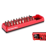 Workpro Magnetic Hex Bit Organizer, 39 Hole Screwdriver Drill Holder Tray.... Fixed Price $20.95.