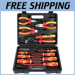 1000V Electrical Tools Set, Insulated Screwdrivers & Pliers=/-. Fixed Price $123.19.