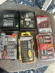 Pittsburgh Pro, Jonard Mixed Tool Set - Screwdriver, Ratchet, Socket, Hard Case. Fixed Price $70.00.