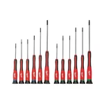 Milwaukee Precision Screwdriver Set 12 Pcs Phillips Torx All Metal Core Durable. Fixed Price $72.06.