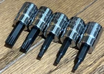 Stanley Professional Tools Torx T15-T50 Socket 3/8" Set Bit Driver Star Lot. Fixed Price $48.00.