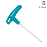 T-handle Hex Allen Key Screws Screwdriver Spanner Master Wrench 2MM/2.5M. Fixed Price $9.99.