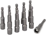 10 Pcs Power Nut Driver Set, 1/4 Inch Hex Shank Magnetic Extension Socket Wrench. Fixed Price $15.62.