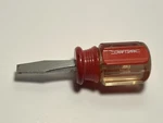 Craftsman 1/4" Screwdriver #41193 Wf Slotted Flathead Stubby Forged In Usa. Fixed Price $18.95.