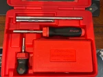 Snap-on Tools Ratcheting Soft Grip Screwdriver Set SGDMRC108 W/ Magnetic Bit. Fixed Price $395.00.