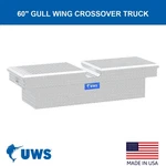 For 1994-2004 Gmc Sonoma 60" Gull Wing Crossover Truck Tool Box. Fixed Price $780.79.
