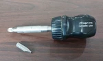 Snap-on Usa Ratcheting Magnetic Stubby Black Screwdriver SSDMR1. Fixed Price $65.00.