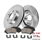 Callahan CDS05687 Rear 288MM Drilled/slotted Lug Rotors + Ceramic Brake. Fixed Price $146.28.