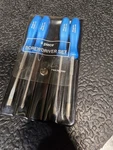 Super Rare Snap-on 4-PIECE Screwdriver Set Pearl Blue Handles W/ Case Brand New!. Fixed Price $249.00.